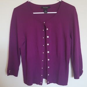White House Black Market - Purple Cardigan